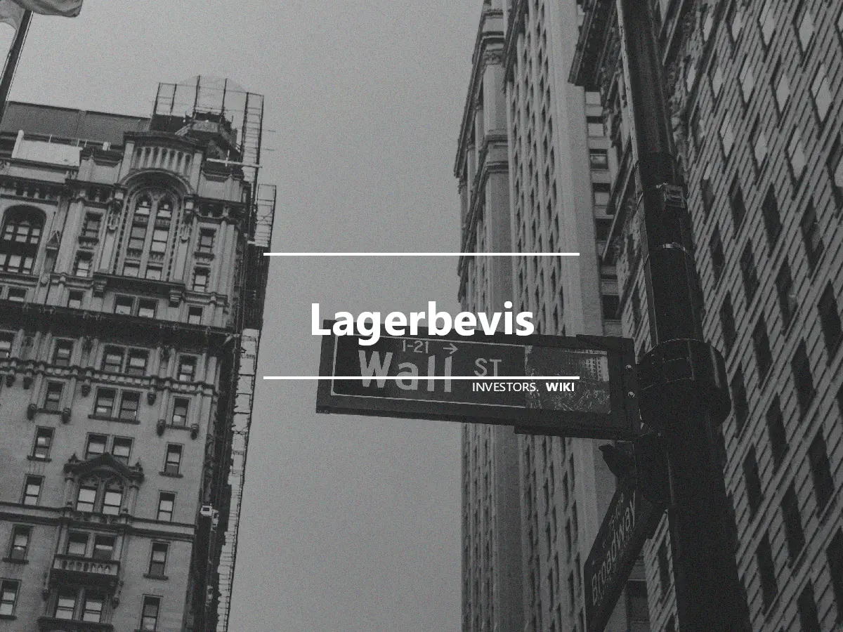 Lagerbevis