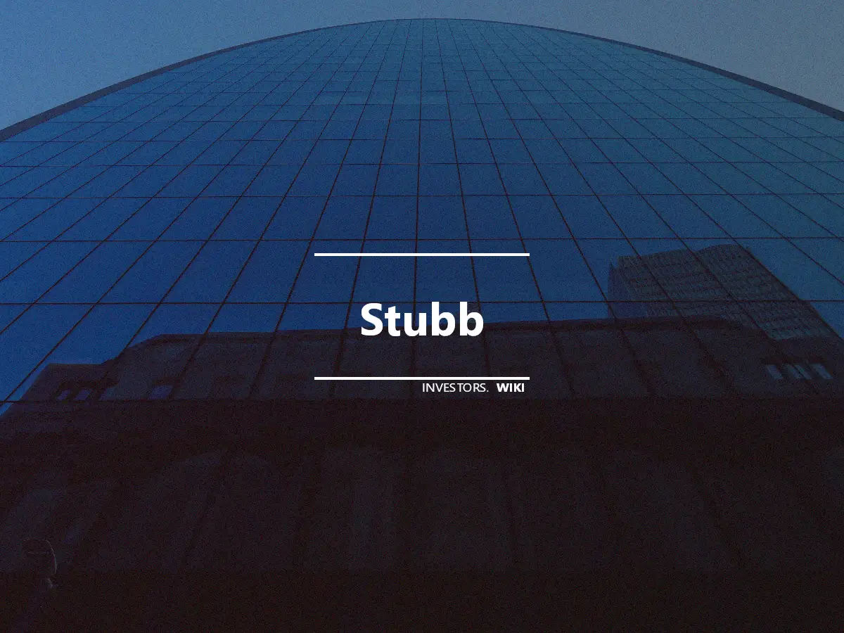 Stubb