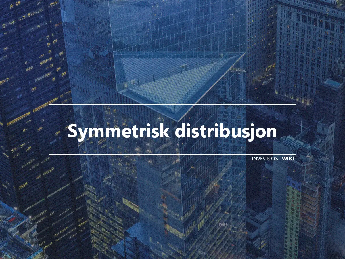 Symmetrisk distribusjon