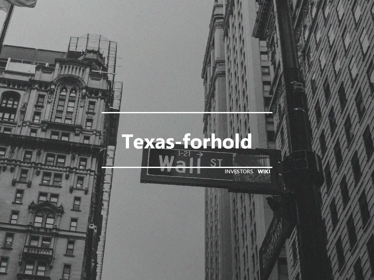 Texas-forhold