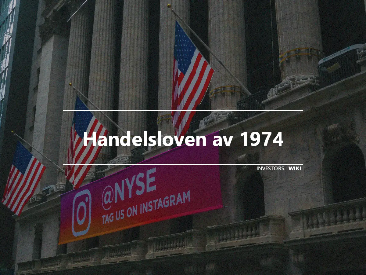 Handelsloven av 1974