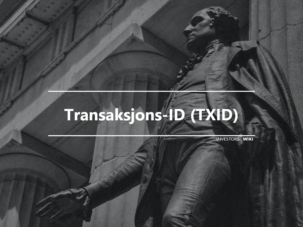 Transaksjons-ID (TXID)