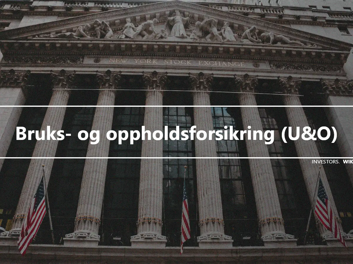 Bruks- og oppholdsforsikring (U&O)