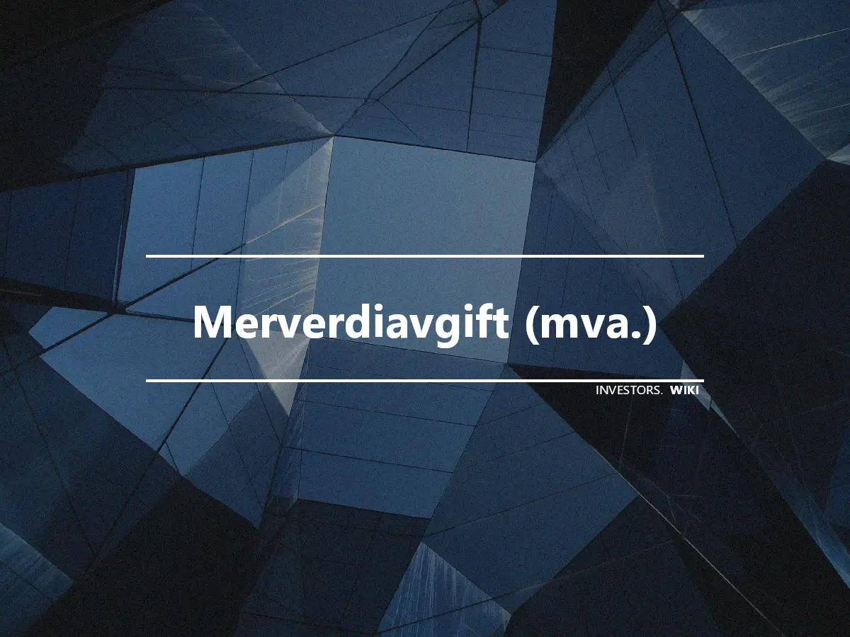 Merverdiavgift (mva.)