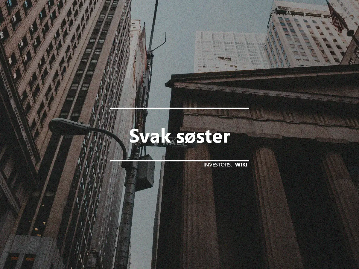 Svak søster