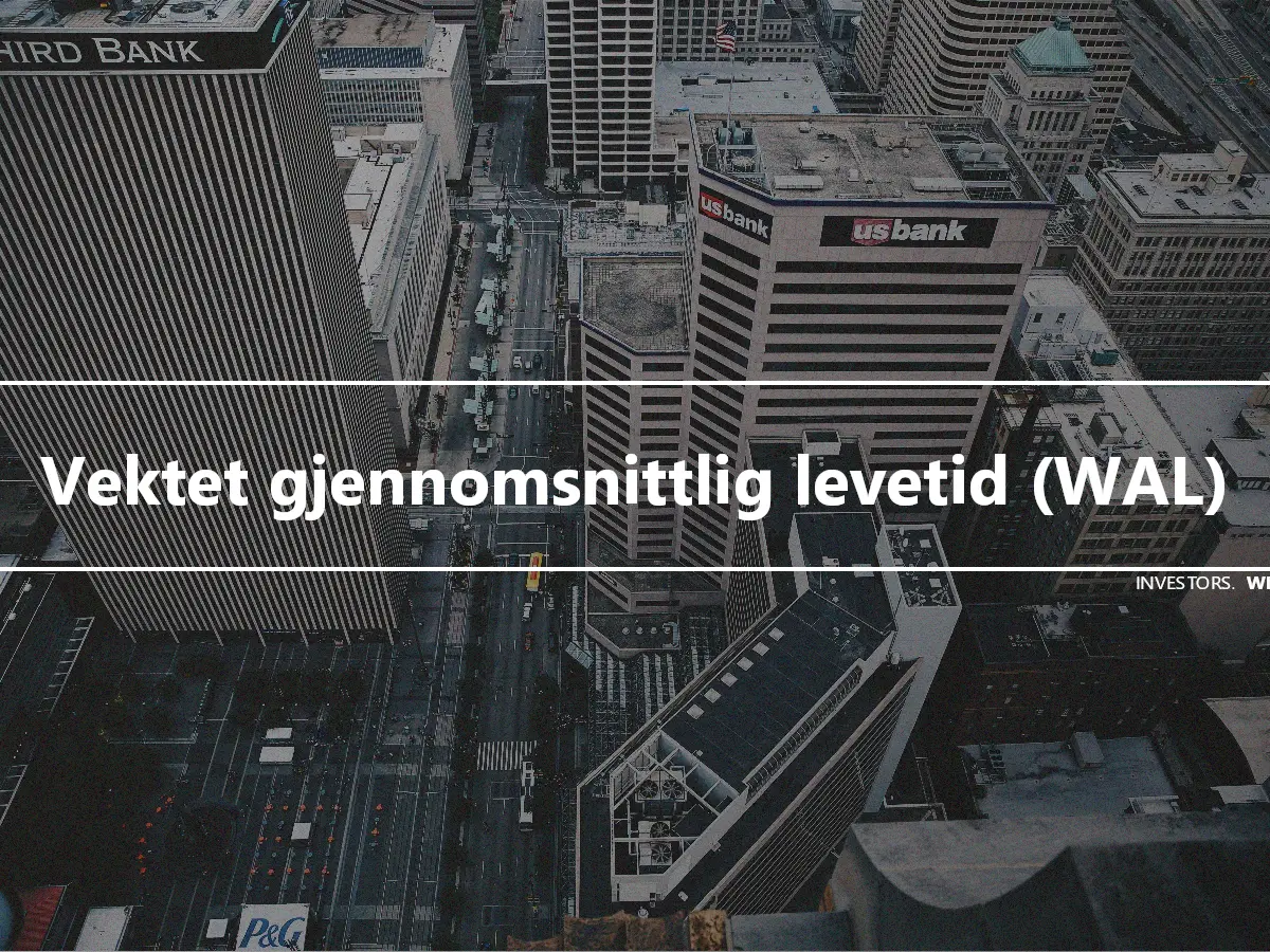 Vektet gjennomsnittlig levetid (WAL)