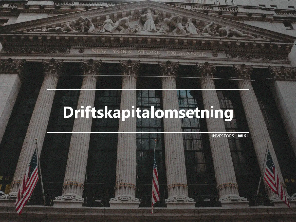 Driftskapitalomsetning