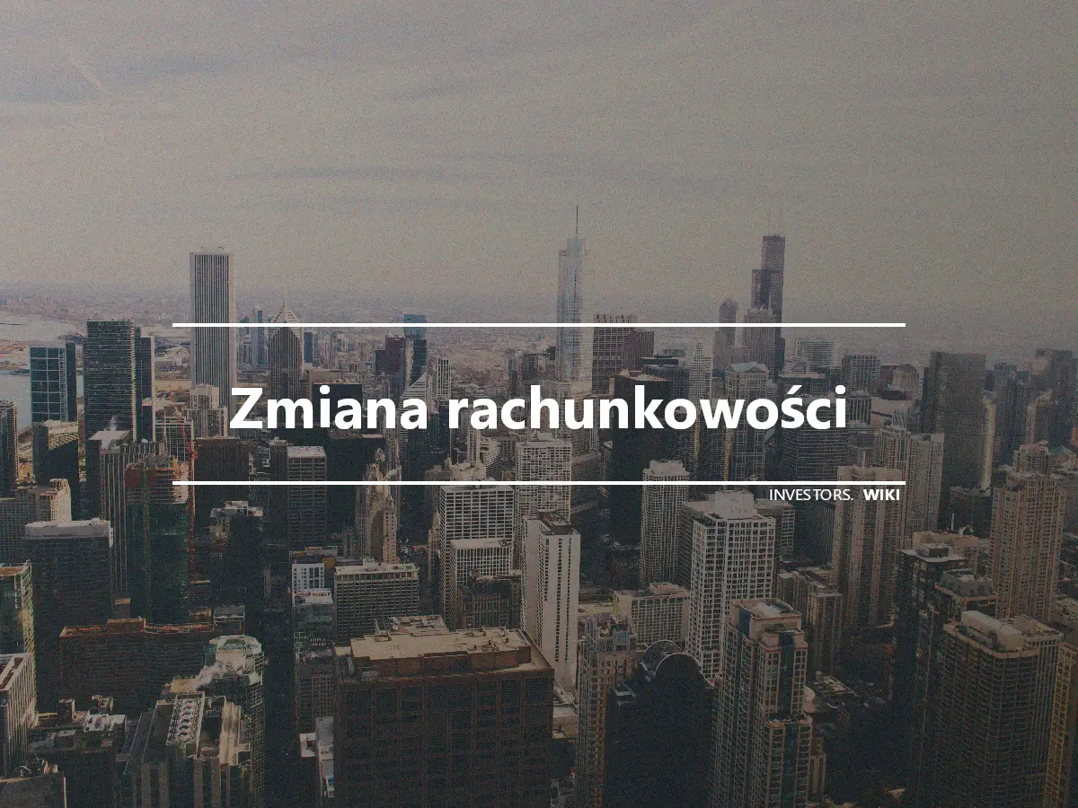 Zmiana rachunkowości