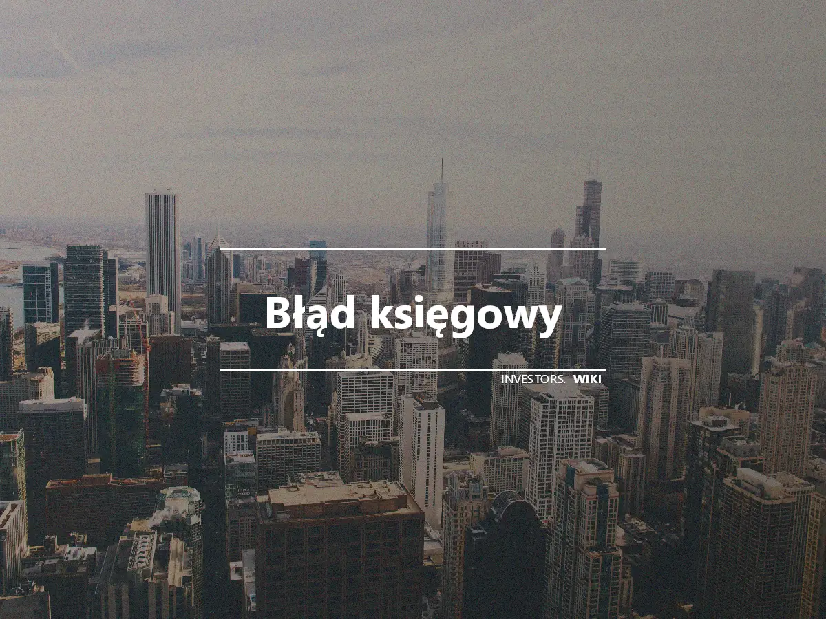 Błąd księgowy