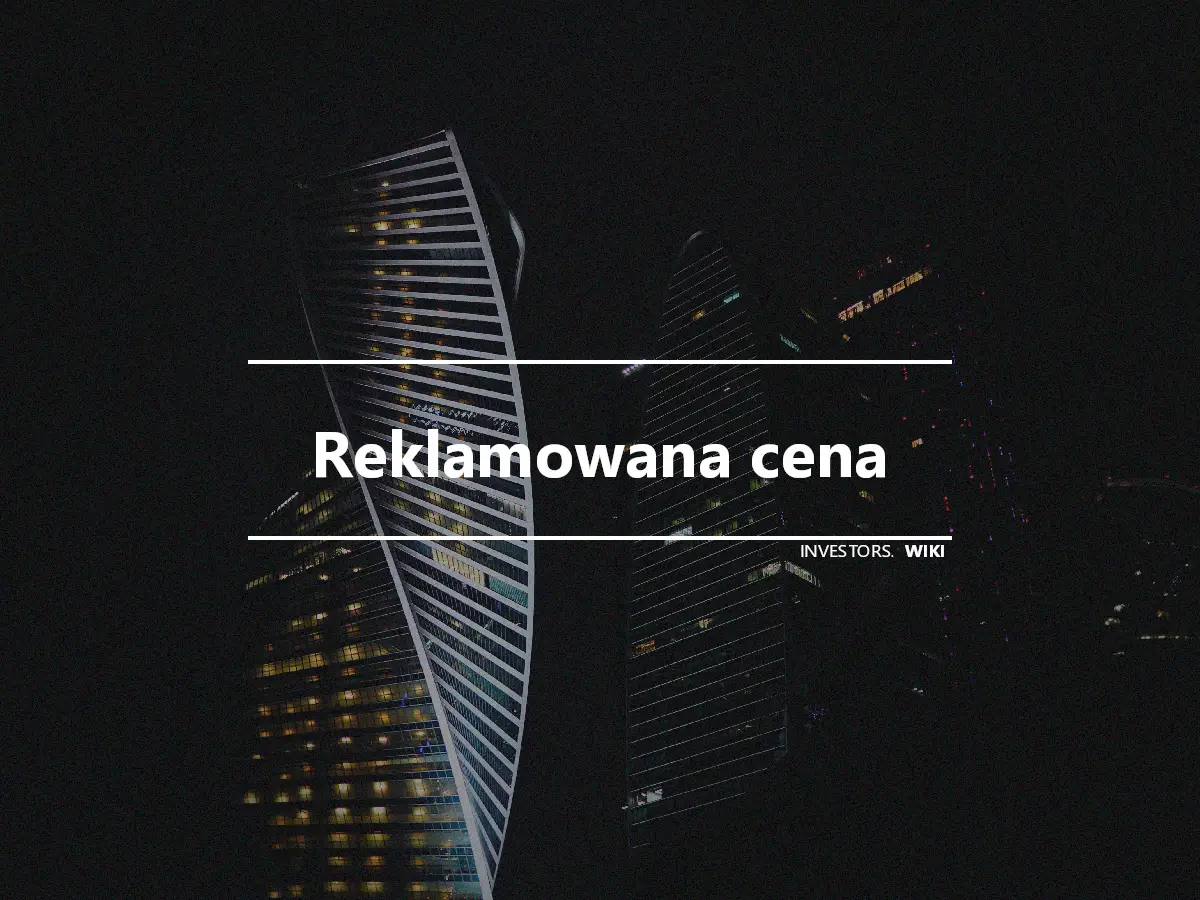 Reklamowana cena