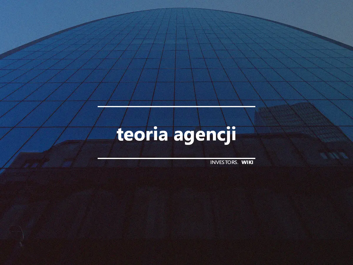 teoria agencji