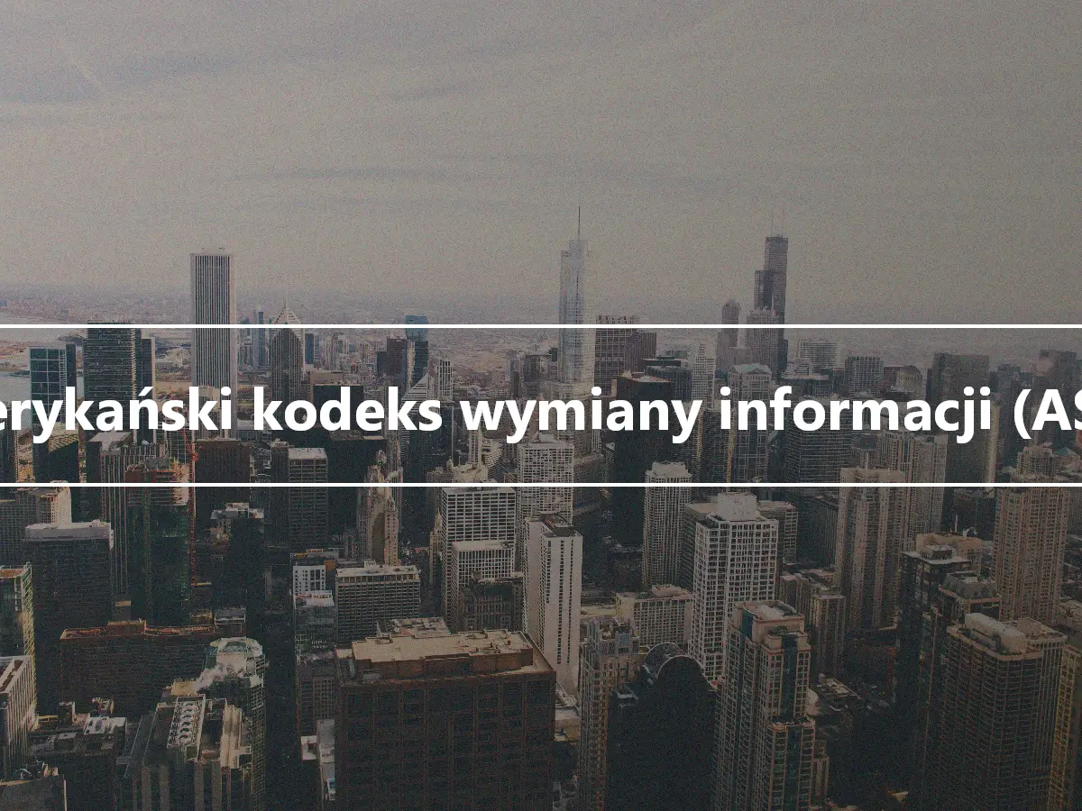 Amerykański kodeks wymiany informacji (ASCII)