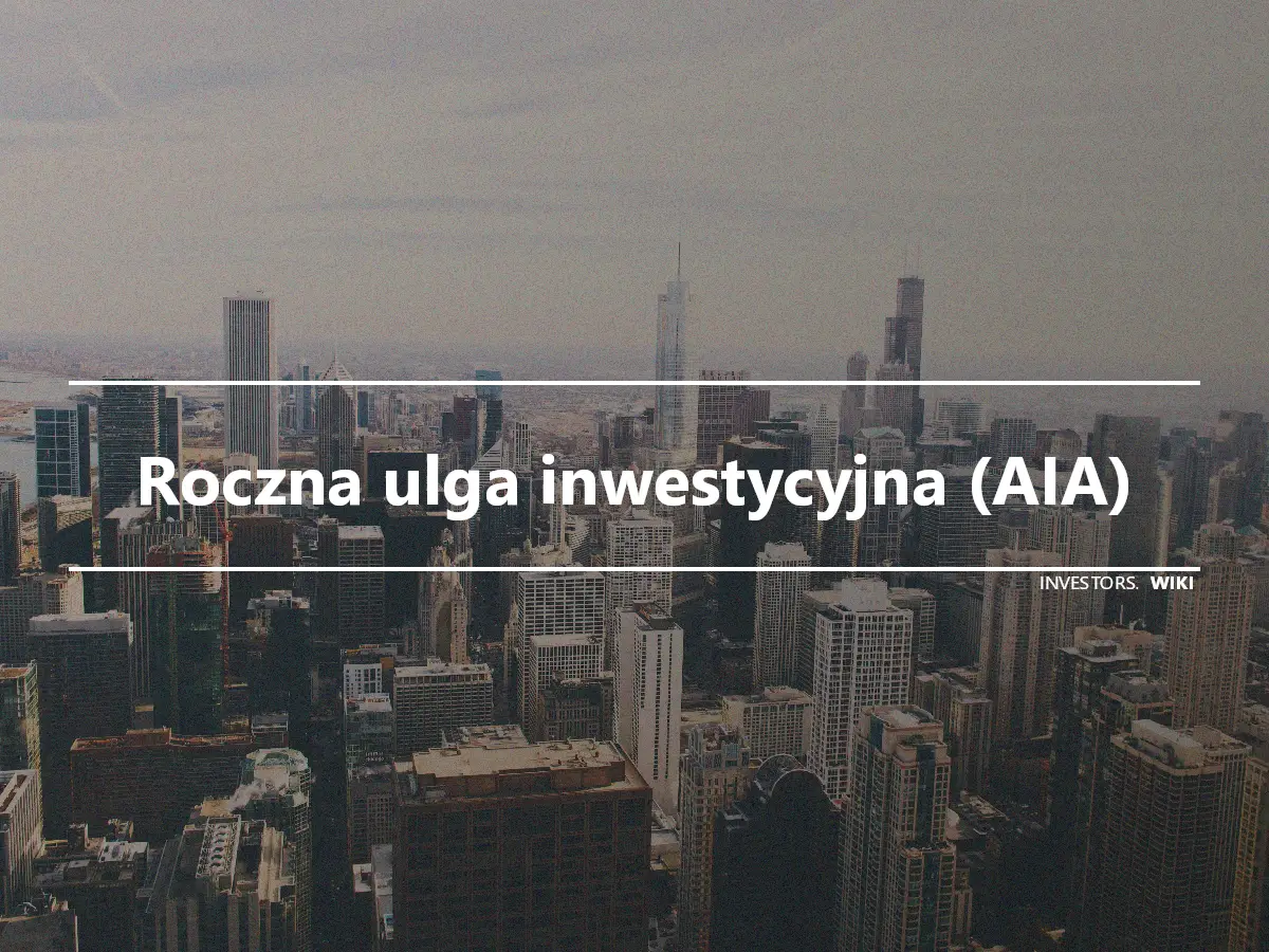 Roczna ulga inwestycyjna (AIA)