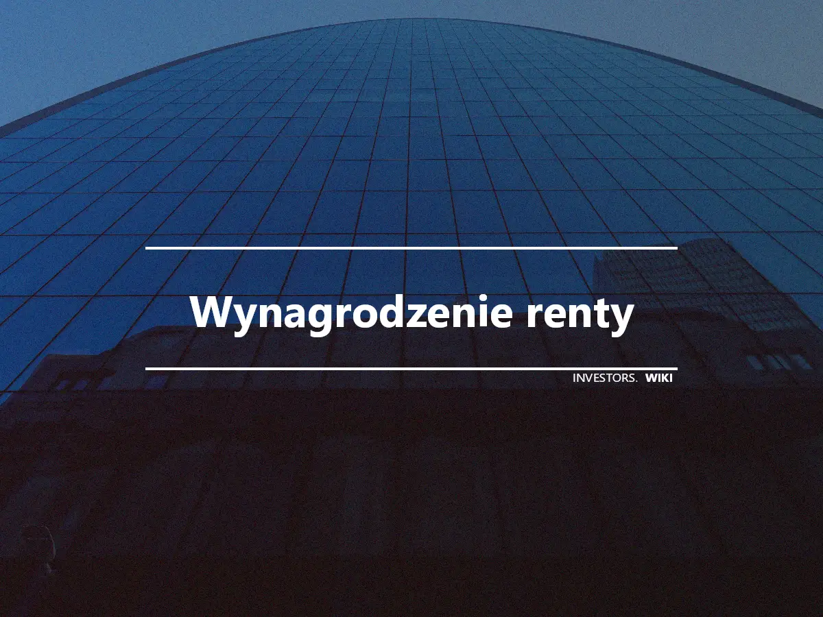 Wynagrodzenie renty