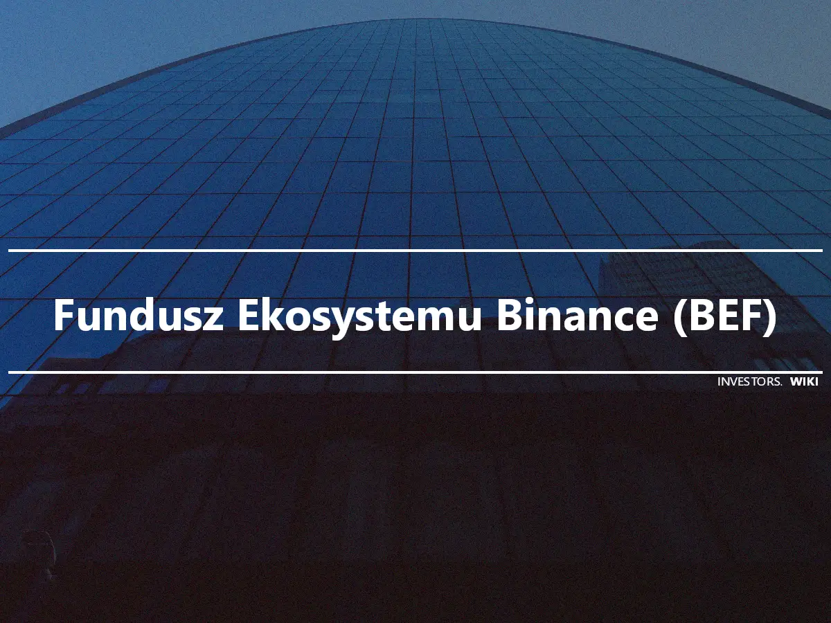 Fundusz Ekosystemu Binance (BEF)