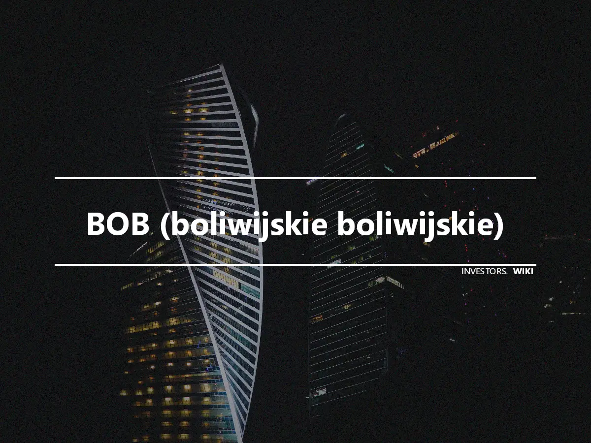 BOB (boliwijskie boliwijskie)