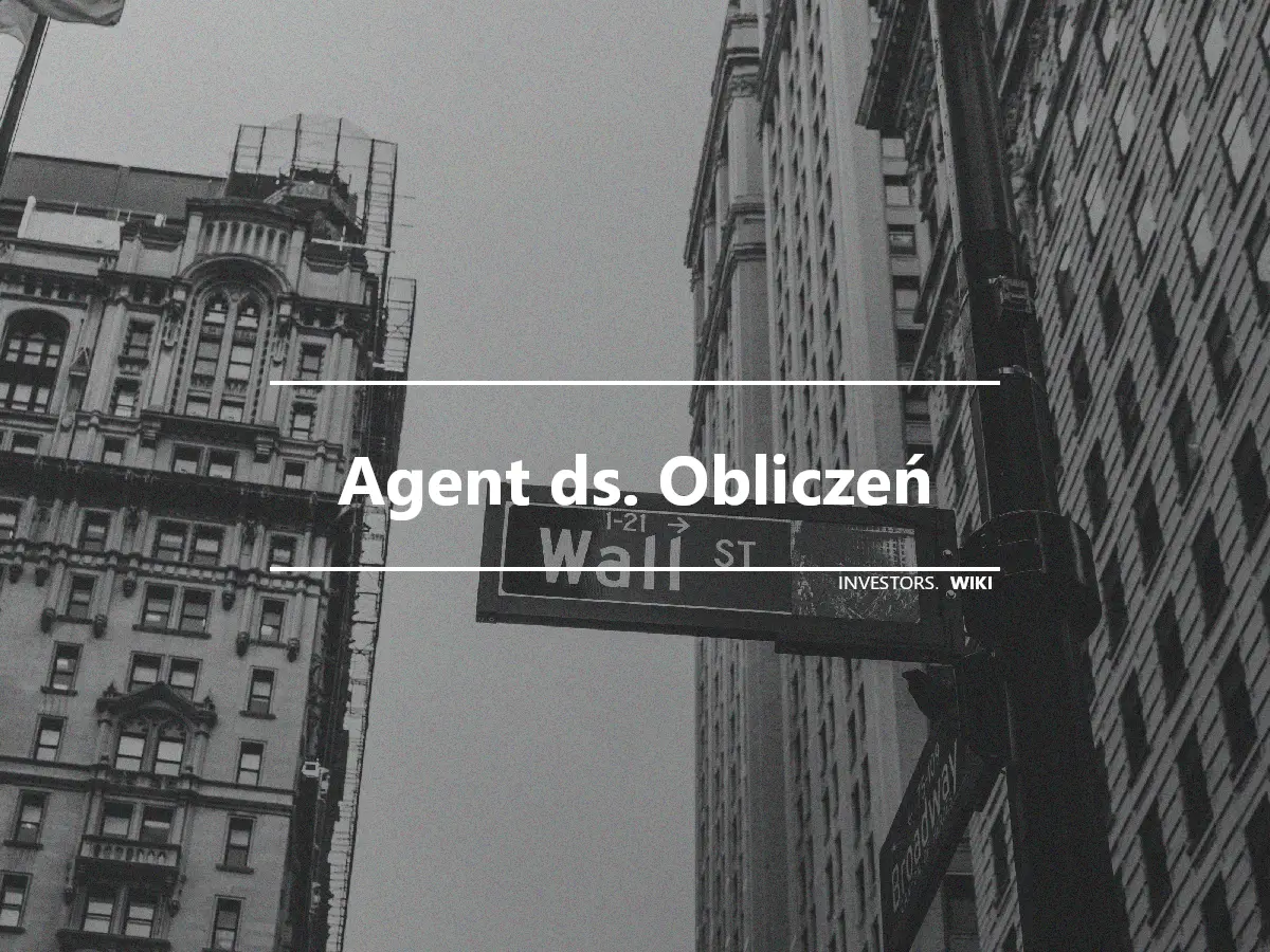 Agent ds. Obliczeń