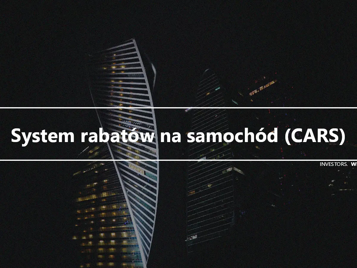 System rabatów na samochód (CARS)