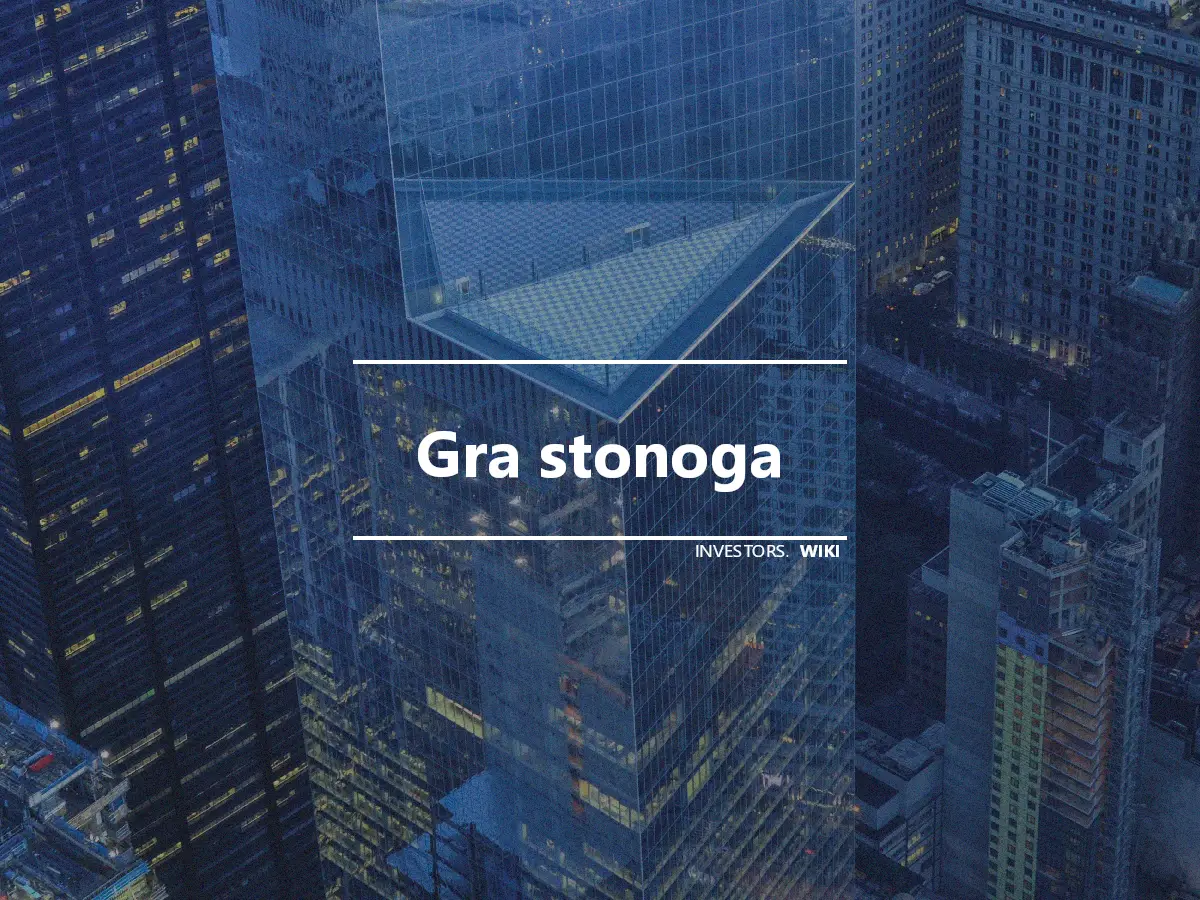 Gra stonoga