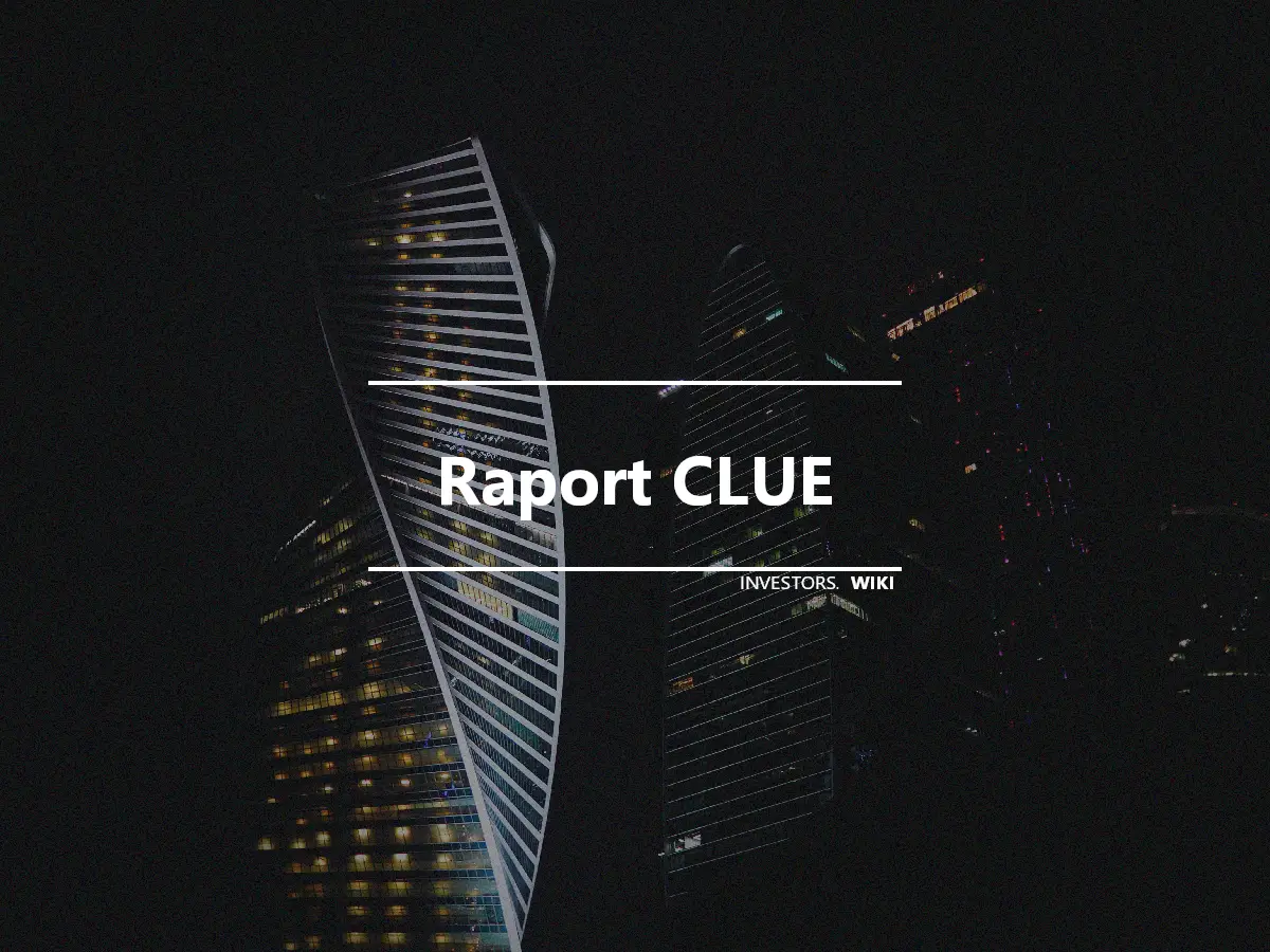 Raport CLUE
