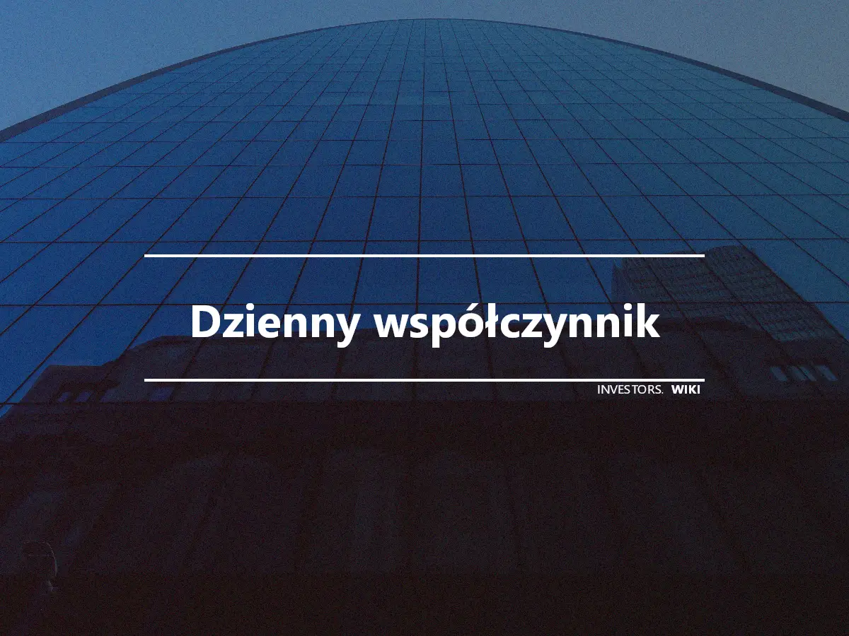 Dzienny współczynnik