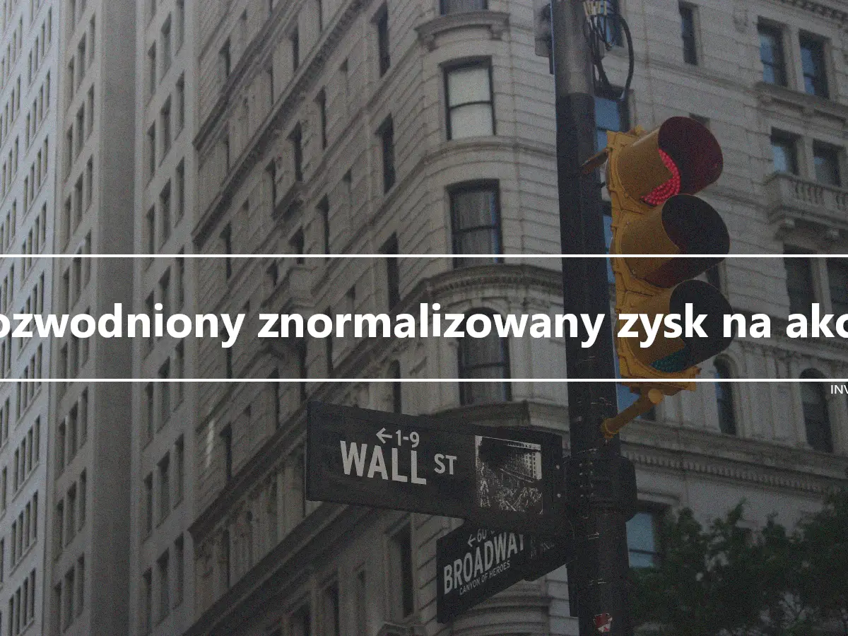 Rozwodniony znormalizowany zysk na akcję