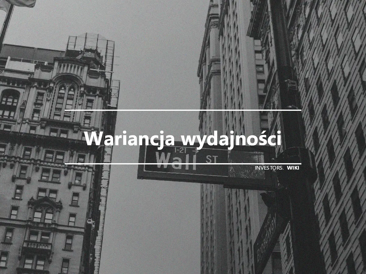 Wariancja wydajności