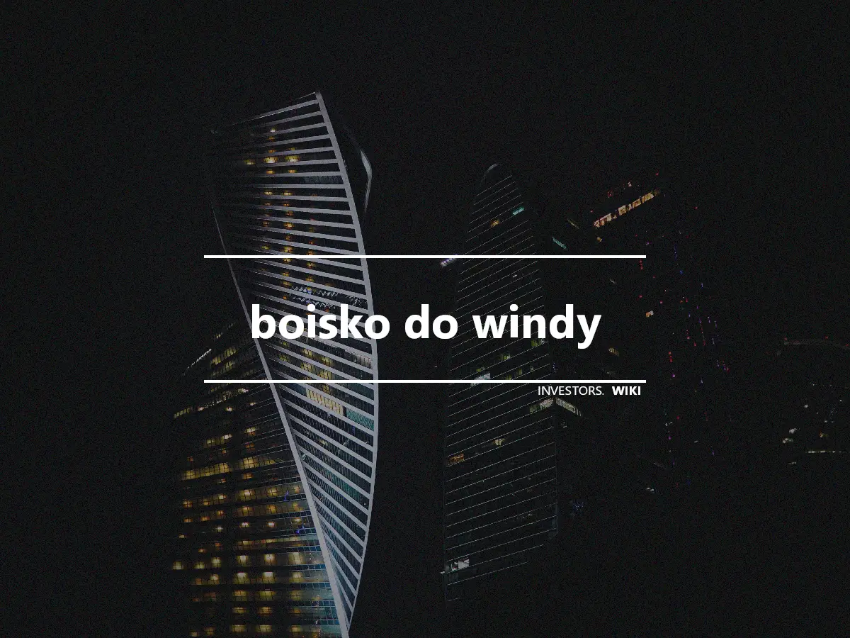 boisko do windy