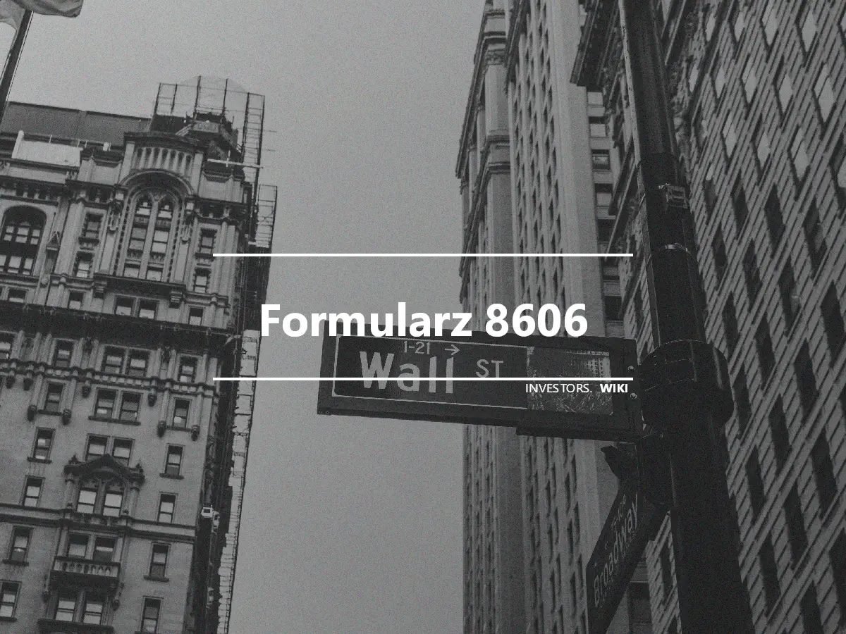 Formularz 8606