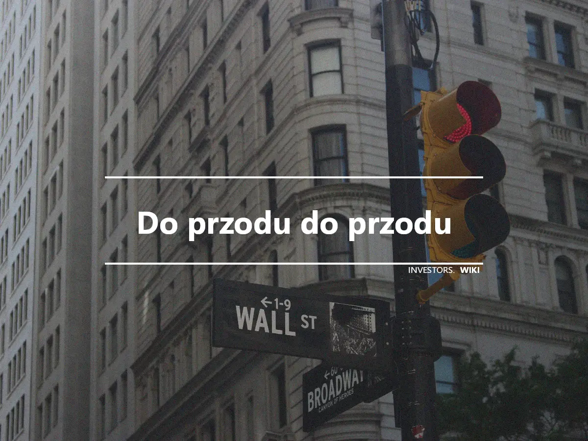 Do przodu do przodu