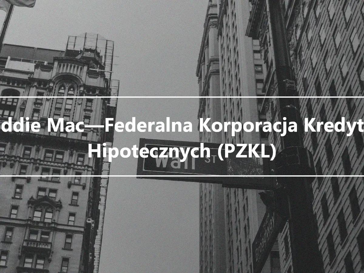 Freddie Mac—Federalna Korporacja Kredytów Hipotecznych (PZKL)