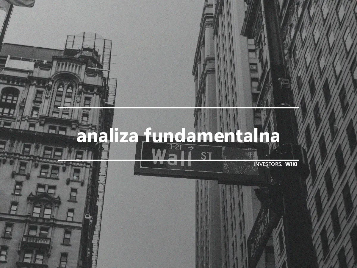 analiza fundamentalna