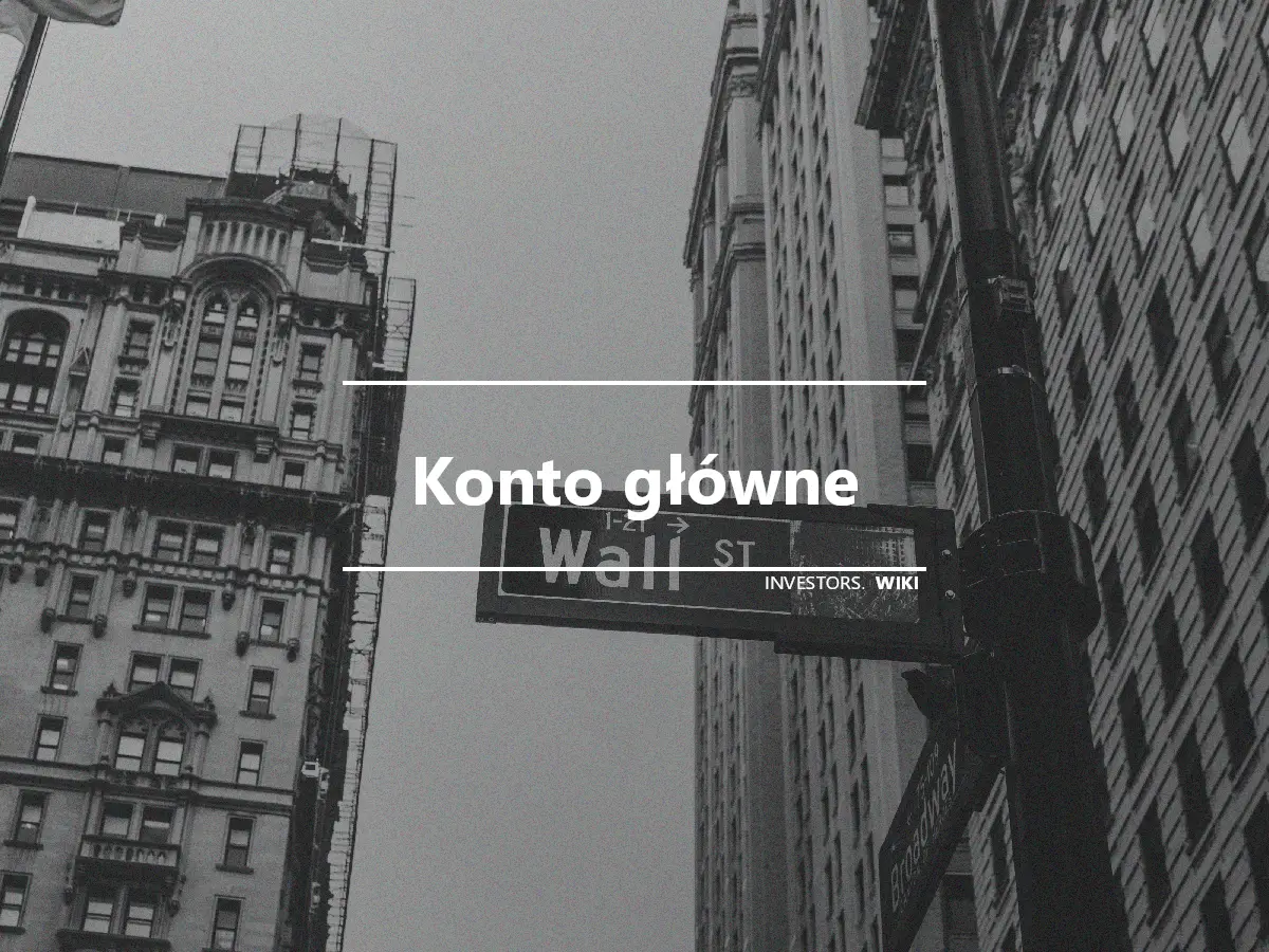 Konto główne