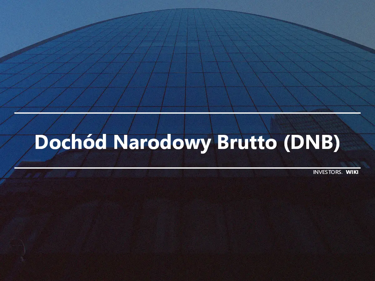 Dochód Narodowy Brutto (DNB)