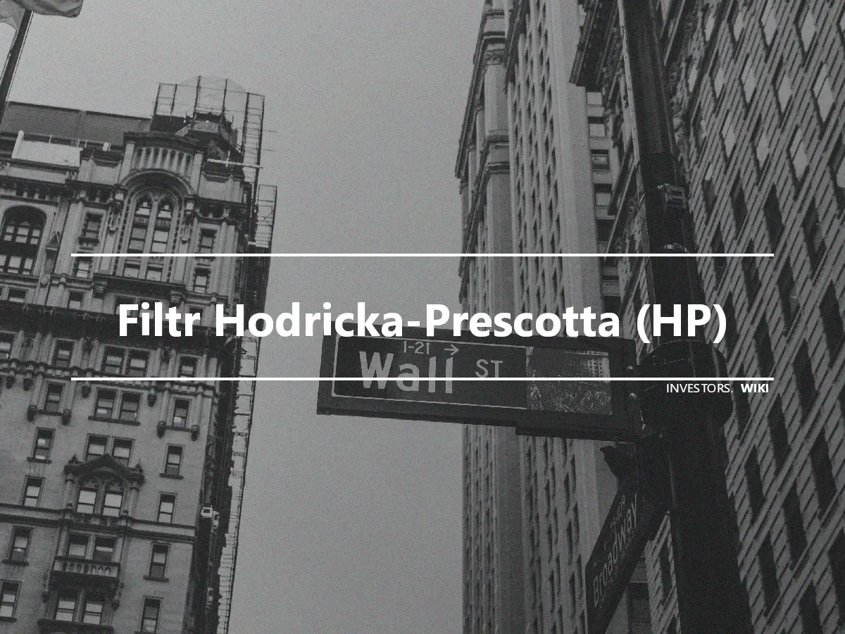 Filtr Hodricka-Prescotta (HP)