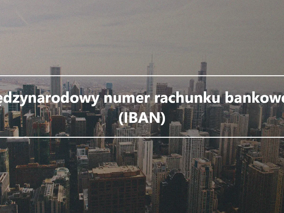 Międzynarodowy numer rachunku bankowego (IBAN)