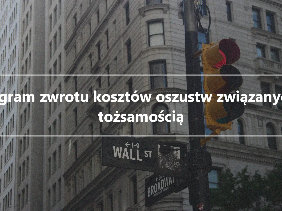 Program zwrotu kosztów oszustw związanych z tożsamością