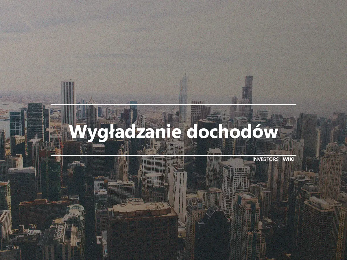 Wygładzanie dochodów