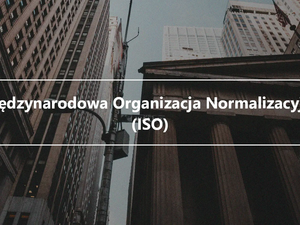 Międzynarodowa Organizacja Normalizacyjna (ISO)