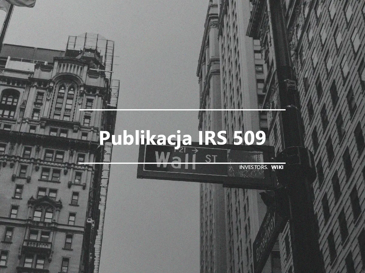 Publikacja IRS 509