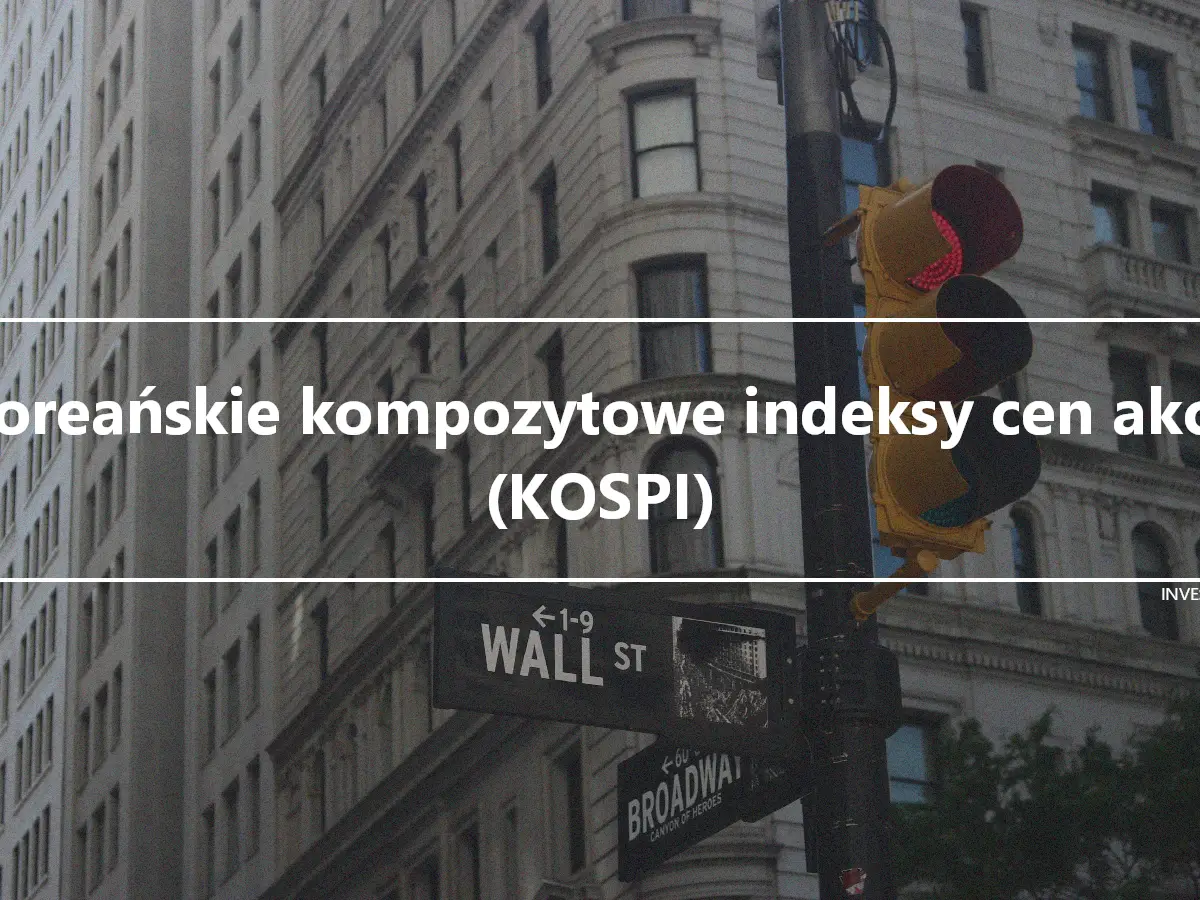 Koreańskie kompozytowe indeksy cen akcji (KOSPI)