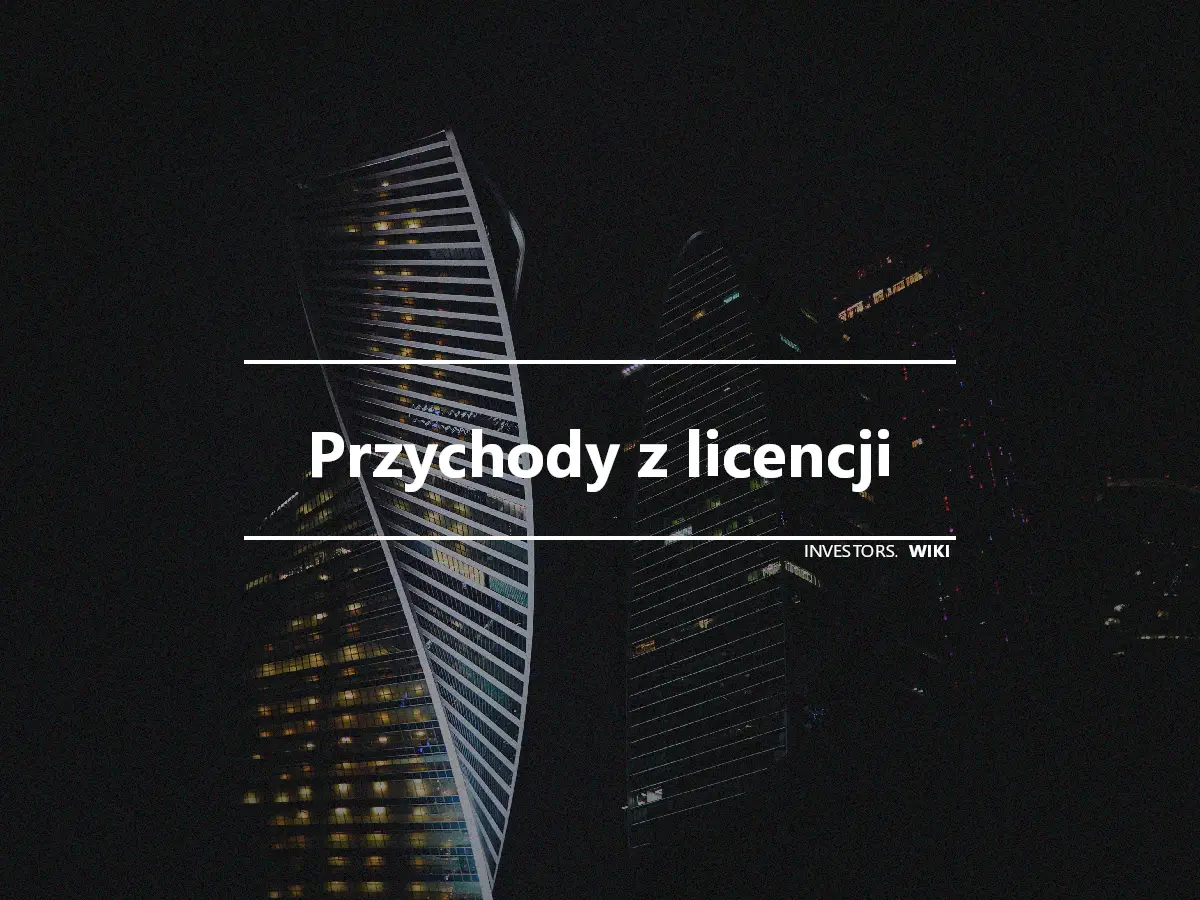 Przychody z licencji