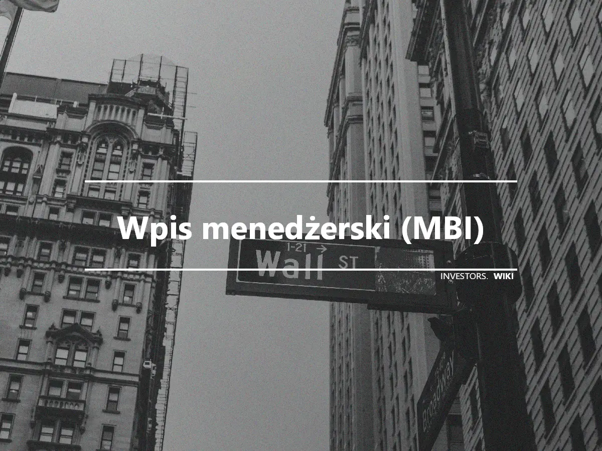 Wpis menedżerski (MBI)