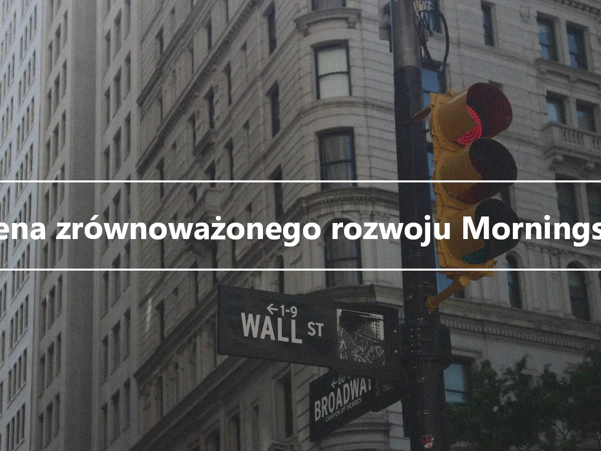 Ocena zrównoważonego rozwoju Morningstar