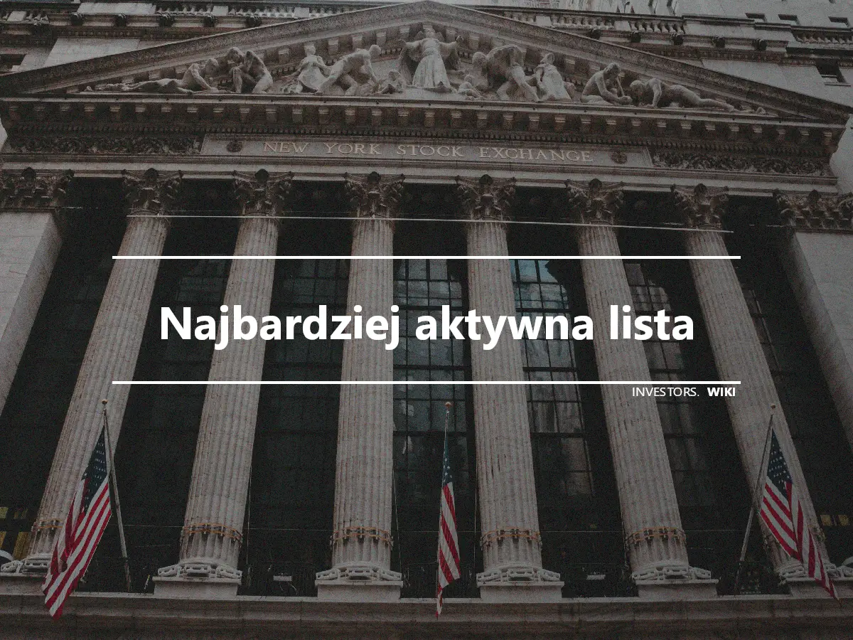 Najbardziej aktywna lista