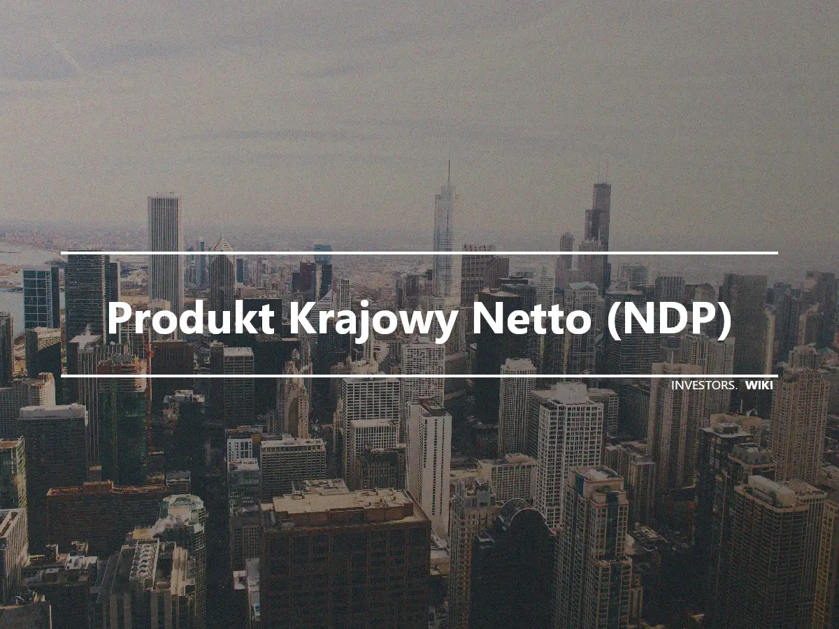 Produkt Krajowy Netto (NDP)