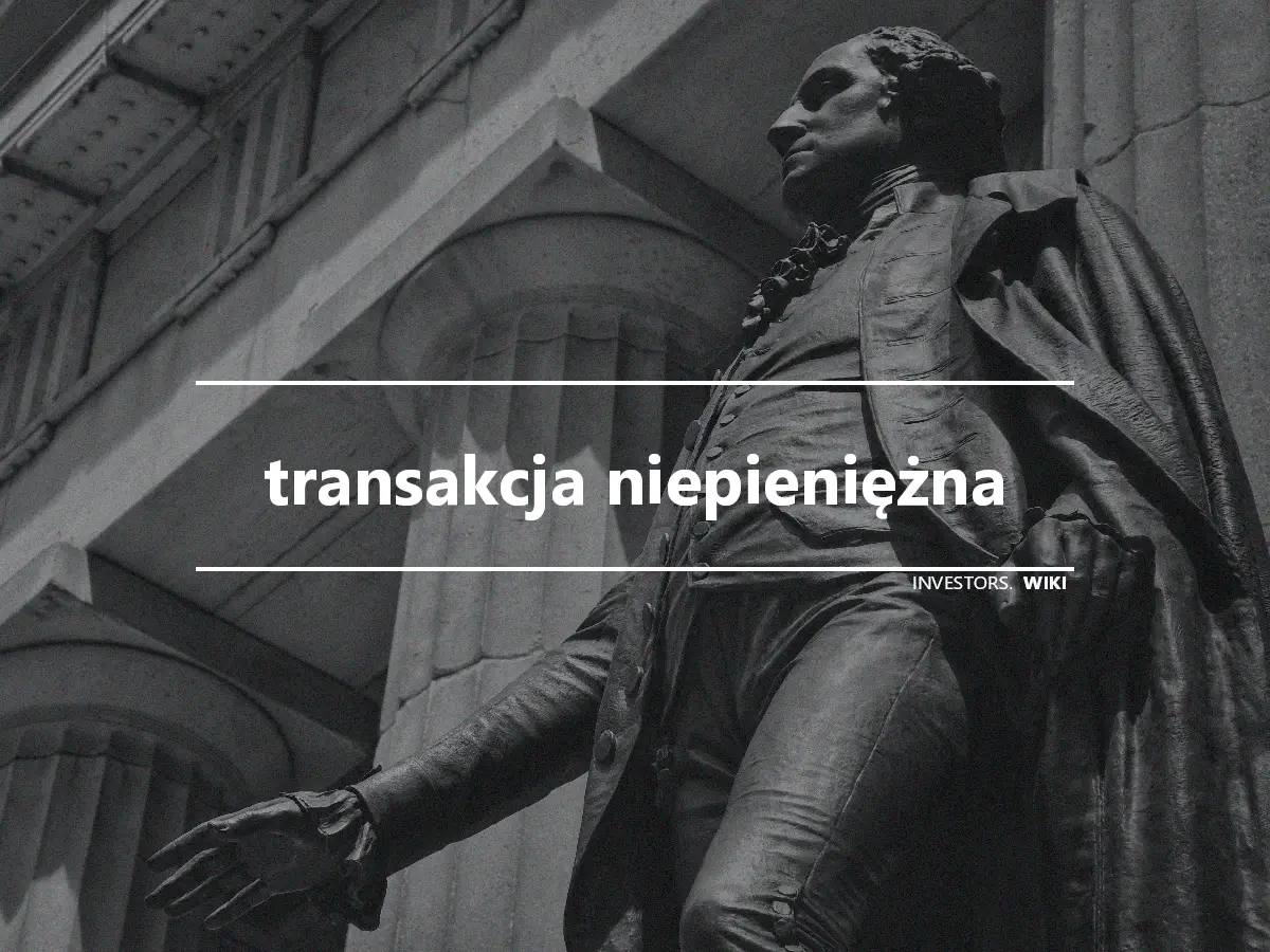 transakcja niepieniężna