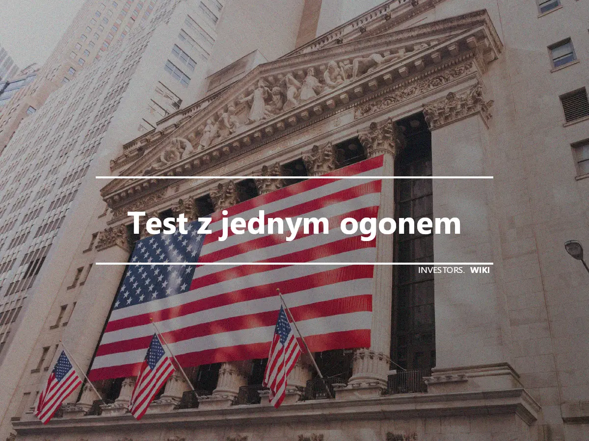 Test z jednym ogonem