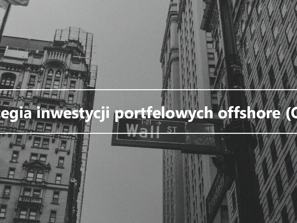 Strategia inwestycji portfelowych offshore (OPIS)