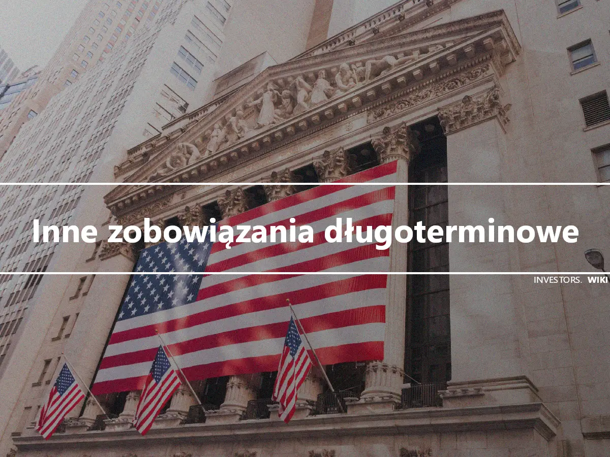 Inne zobowiązania długoterminowe